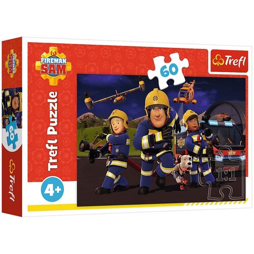 Trefl Sam gasilec v uniformi - 60 delni puzzle - Cene