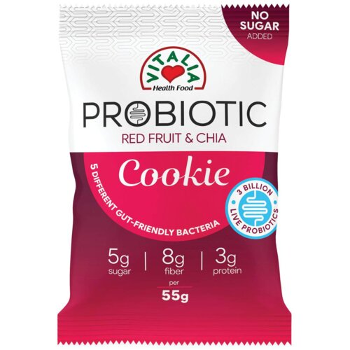 Vitalia keks probiotic red fruit chia 55G Cene