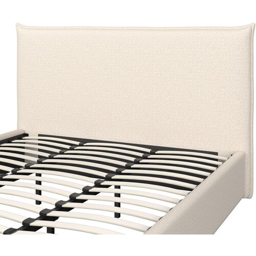 Bessagi Home Oblazinjena Postelja Alba, Bež, 180x200 Slike