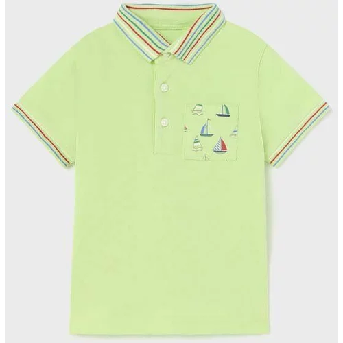 Mayoral Dječja polo majica boja: zelena, s tiskom