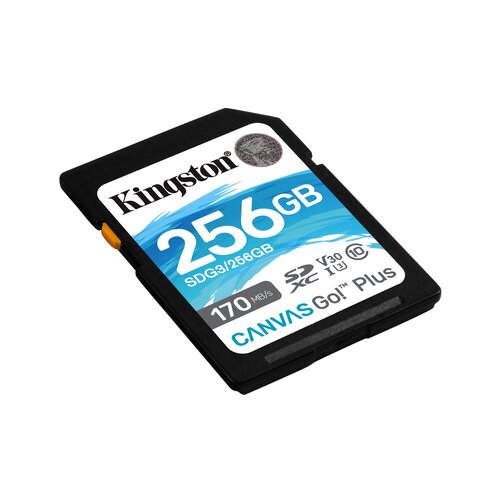 Kingston SD 256GB CanvasGoPlus SDXC;r/w:170/90MB/s SDG3/256GB Cijene