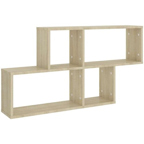 VidaXL zidna polica boja hrasta sonome 100 x 18 x 53 cm od iverice Slike