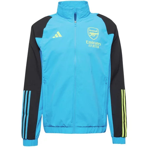 Adidas Športna jakna 'Arsenal' modra / svetlo rumena / črna