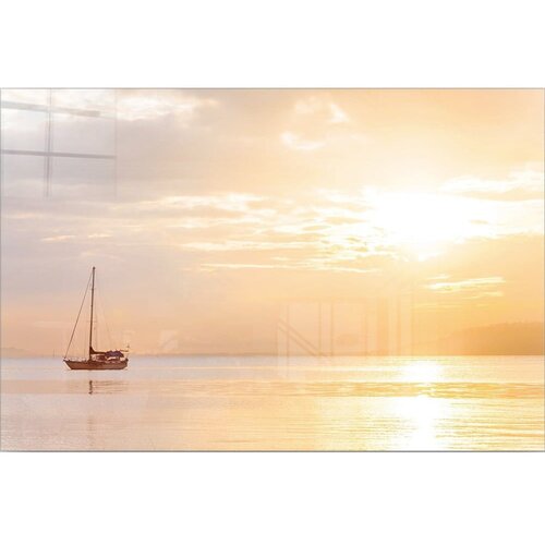 Wallity Steklena slika 70x50 cm Sea – Wallity Cene