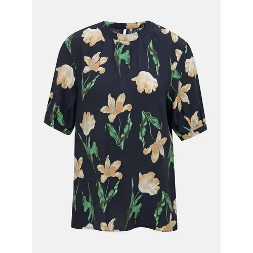 Vero Moda Dark blue flowered blouse Betty