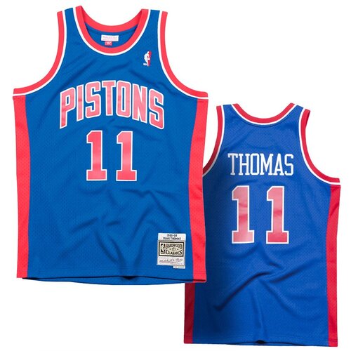 Mitchell And Ness mu&amp;scaron;ki Isiah Thomas 11 Detroit Pistons Mitchell &amp;amp; Ness Swingman dres Slike