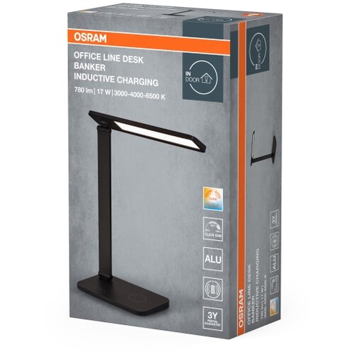 Osram prigu&amp;scaron;iva LED stona lampa OFFICE LINE LED/17W/230V crna Slike