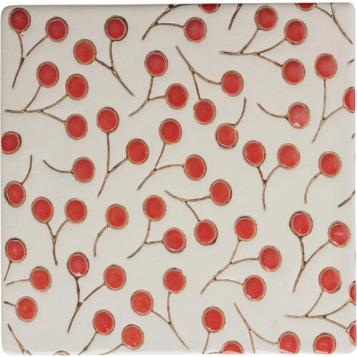 Tranquillo Podstavek za pijačo Vintage Garden Red - 1 kos Cene