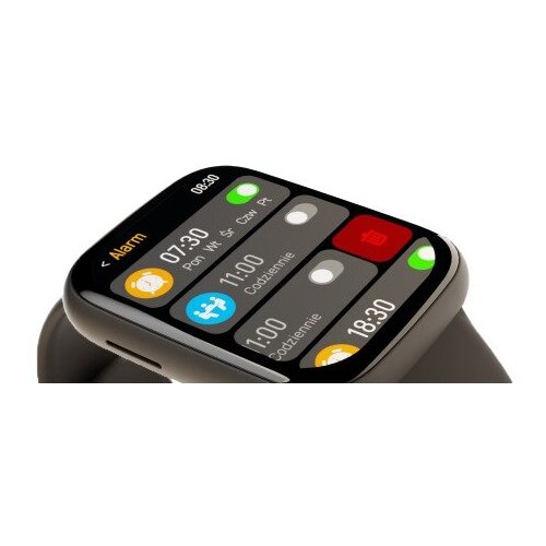 Forever ForeVigo 4 SW-330 Black pametni sat 1,95&amp;quot; AMOLED, Bluetooth pozivi, IP68 Slike