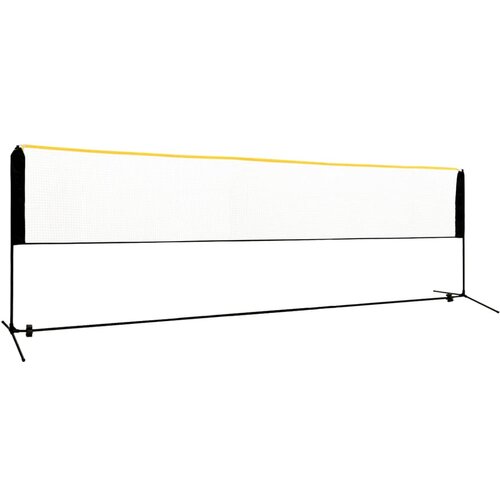 VidaXL Podesiva mreža za badminton 500 x 103 x 94 - 158 cm metalna Slike