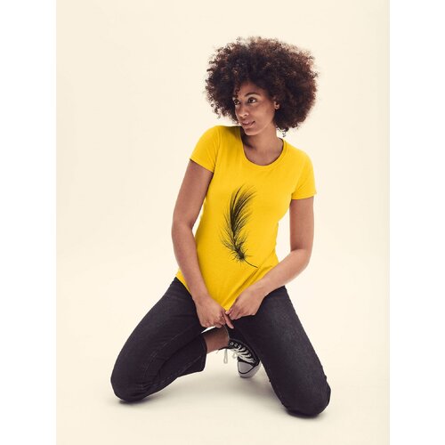 Fruit Of The Loom Valueweight Yellow T-shirt Cene