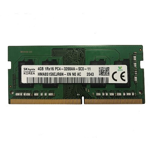 Hynix SODIMM DDR4 4GB 3200MHz HMA851S6CJR6N-XN ram memorija Slike