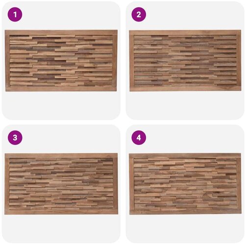  Uzglavlje Zidne Prirodna 100 cm Čvrsto teak drvo Cijene