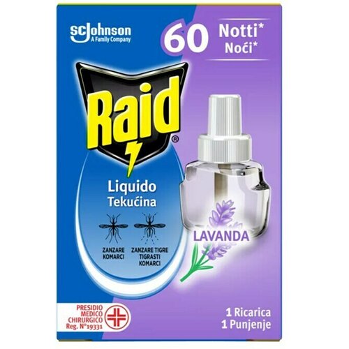 Raid Paket za dodatno punjenje sprave za odbijanje komaraca 36 ml Cijene