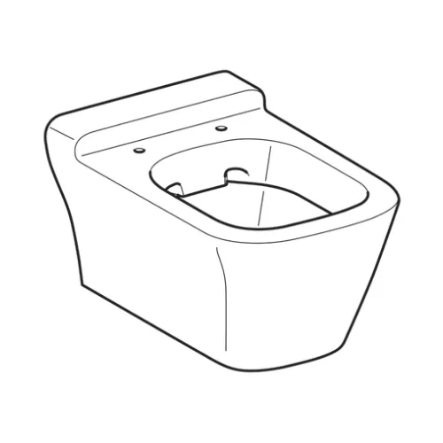Geberit viseča WC školjka brez roba myDay 201460600 (brez WC deske)