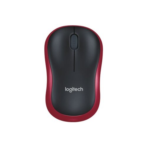 Logitech AKCIJA Mi&scaron;ka Logitech M185 Wireless, nano, optična, rdeča Cene