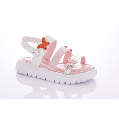 VUUDY sandale za devojčice F5544P belo-roze Slike