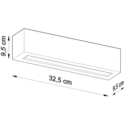  Sollux SL.0877 - Zidna svetiljka VEGA 1xE27/60W/230V siva Slike