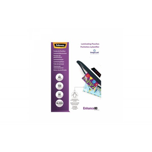 Fellowes Folija za plastifikaciju 5306002 - A5 80 mic Slike