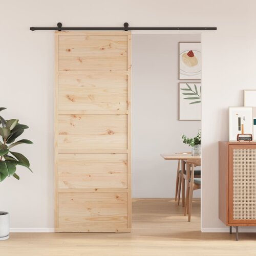 vidaXL Hlevska vrata 80x208 cm trdna borovina Cene