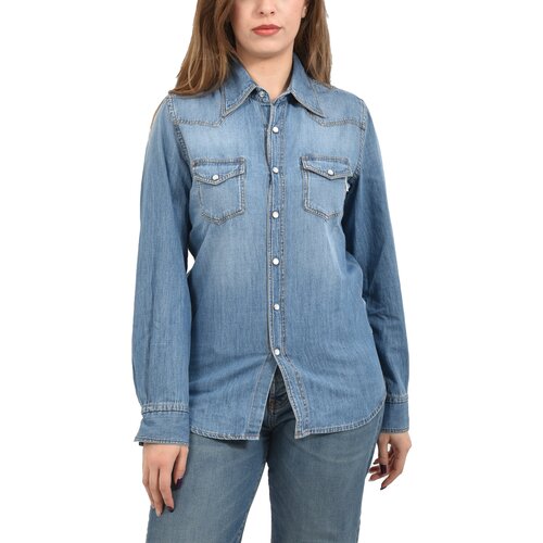 Roy Rogers Srajce & Bluze RND90321CR89A099 Modra Cene