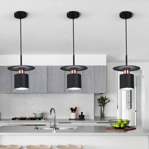 Toolight lampa viseća APP1145-1CP black rose gold Slike