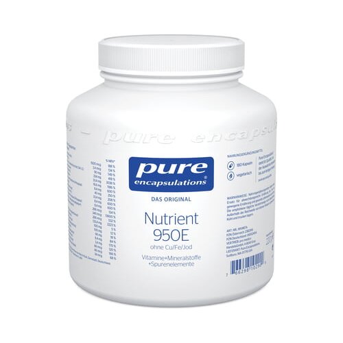 pure encapsulations nutrient 950® E (brez Cu/Fe/joda) - 180 kapsul Cene