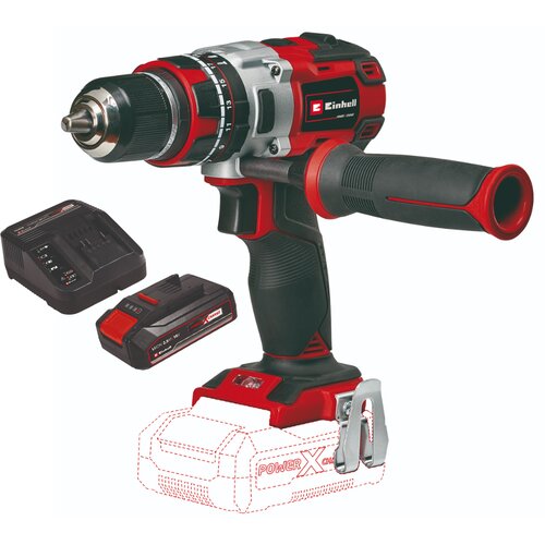 Einhell akumulatorska udarna bu&amp;scaron;ilica te-cd 18 li-i brushless + 2,5 ah starter kit 4513860/3810000033 Slike
