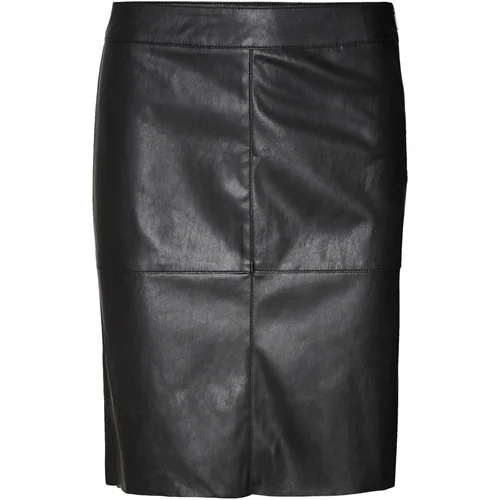 Vero Moda VMOLYMPIA HW SHORT PL SKIRT NOOS Crna