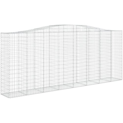  Gabionska ko&amp;scaron;ara s lukom 400x50x160/180 cm pocinčano željezo Slike