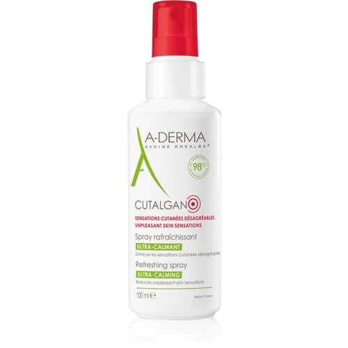 A-derma Cutalgan Refreshing Spray umirujući sprej protiv iritacije i svrbeži kože 100 ml Cijene