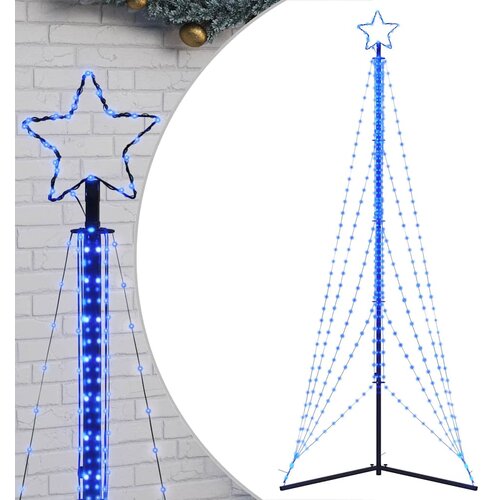  LED božićno drvce 525 LED dioda plavo 302 cm Slike