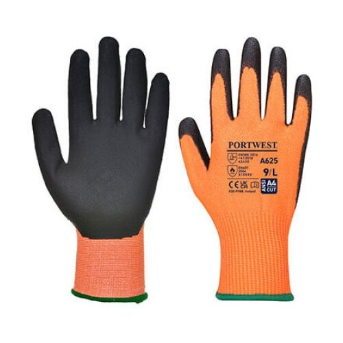 MONSUN Rukavice m625 vis-tex otporne na prosecanje sa pu premazom narandžaste,vel.8 ( 60481 ) Cene