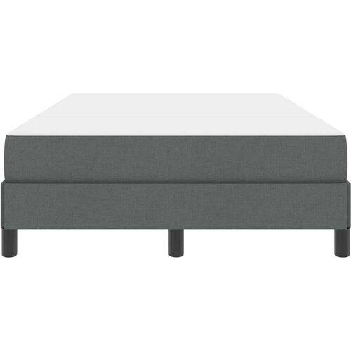 vidaXL Postelja z vzmetnico Drugo Temno siva 120 x 190 cm blago Cene