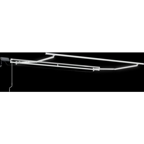 vidaXL Ručno Uvlačiva Tenda s LED Zelena i žuta 300x250 cm Cene