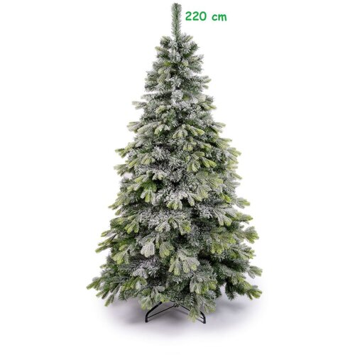  Umjetno božićno drvce - KANADSKA SMREKA snježna - 220cm Cene