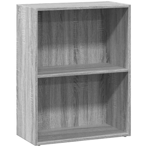 Maison Chic Knjižna omara - Knjižni regal siva sonoma 60x30x77 cm inženirski les, (21725974) Slike