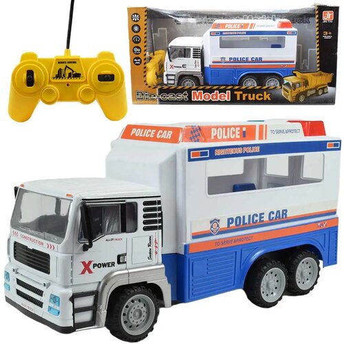 Magic Toys RC daljinski upravljač s metalnom kabinom Policijski kamion sa svjetlosnim efektima 27MHz 1/12 omjer Cijene