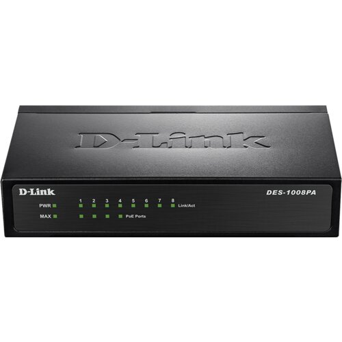 Switch 8 portni D-LINK POE, DES-1008PA Cijene