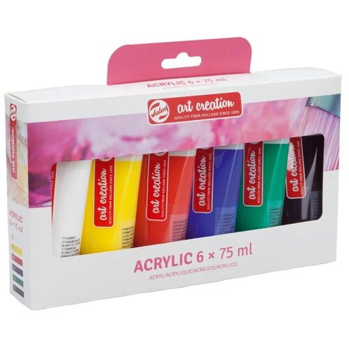 Royal Talens art creation acrylic, akrilna boja, set 6K, 6 x 75ml Cene