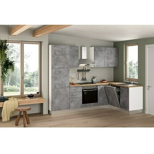Marinelli Cucine Montažna kutna kuhinja Cassiopea (&amp;Scaron; x D: 270 x 165 cm, S električnim uređajima) Slike