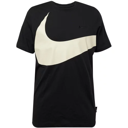 Nike Sportswear Majica 'Big Swoosh' črna / bela