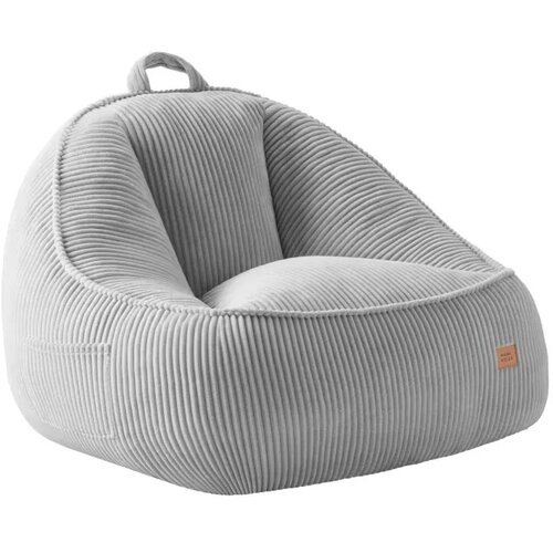  Stolica s naslonom i tabureom od samta Comfy 4.0 – siva Cene
