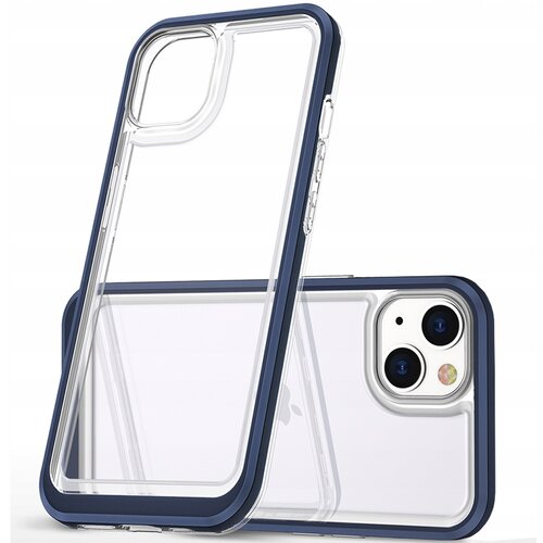 HURTEL CLEAR ETUI CASE OBUDOWA POKROWIEC FUTERAŁ PLECKI DO IPHONE 14+ NIEBIESKIE, (21899656) Cene