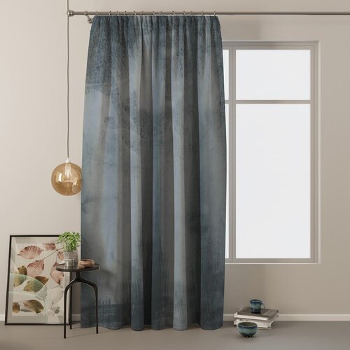 Restilo Siva žametna zavesa AmeliaHome Velvety, 245 x 140 cm Slike
