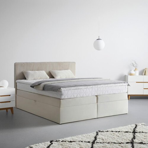 M&amp;ouml;max Postelja Boxspring Rossa, Bež, 160x200 Slike