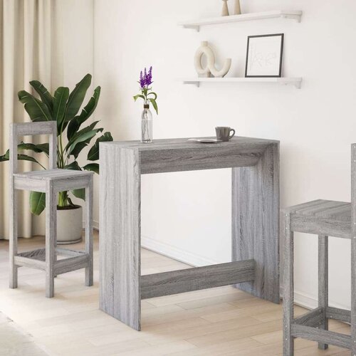 VidaXL Barski stol sivi 102 x 50 x 103,5 cm od konstruiranog drva Slike