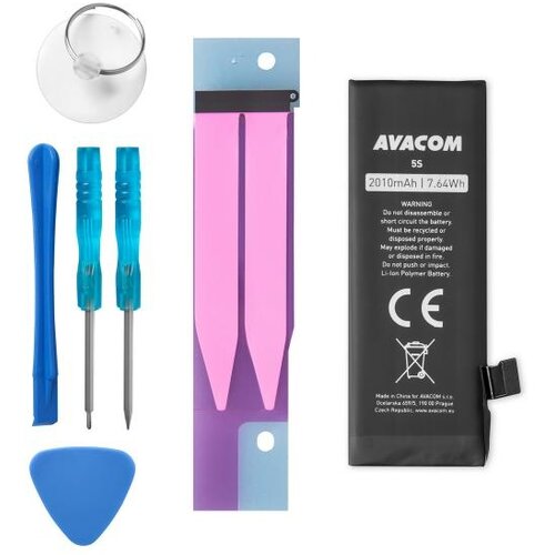 AVACOM Baterija za Apple iPhone 5S - visoka zmogljivost, Li-Ion 3,8V 2010mAh (nadome&amp;scaron;ča 616-0718), (20777002) Slike