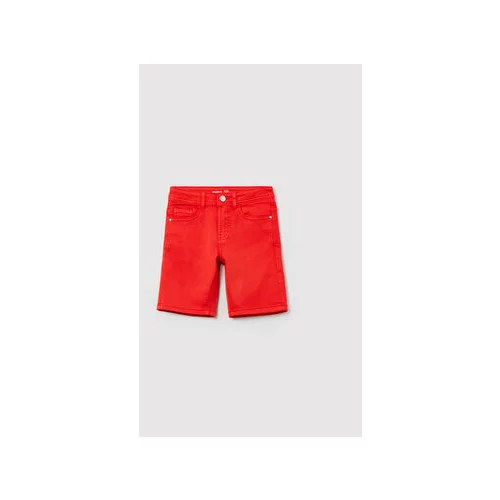 OVS Jeans kratke hlače 1492819 Rdeča Regular Fit