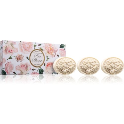 Saponificio Artigianale Fiorentino Rose Blossom Set set sapuna 3x125 g Slike
